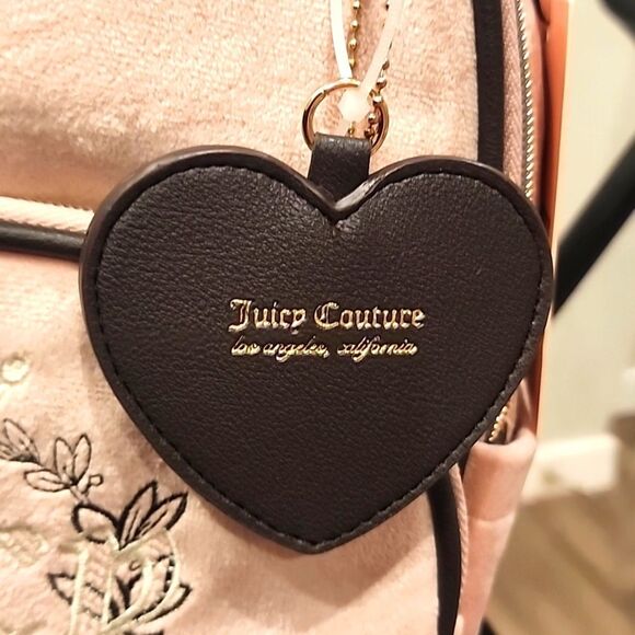 Juicy Couture Heritage Signature Logo Backpack- Dusty‎ Blush